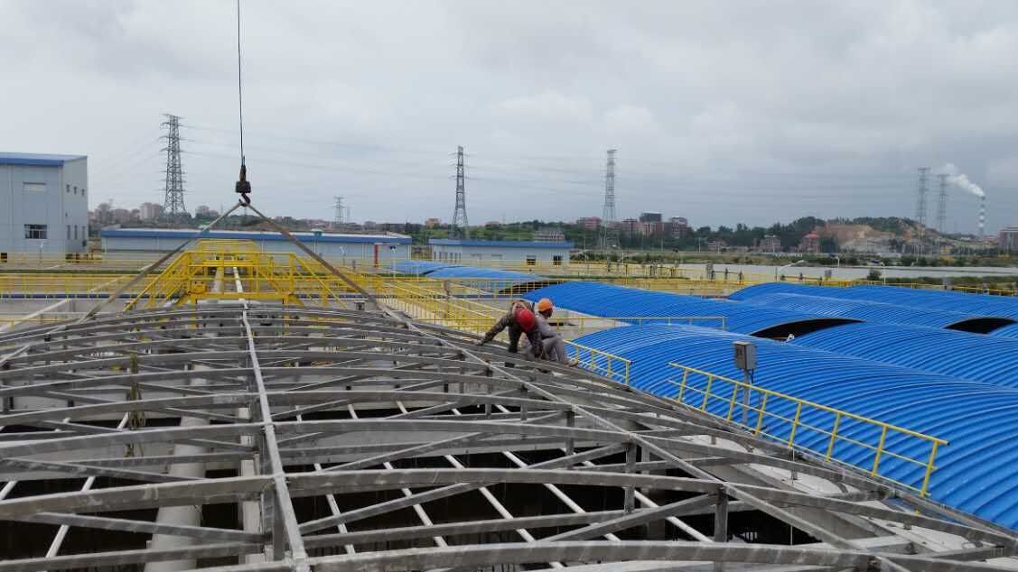 江西玻璃钢拱形盖板案例